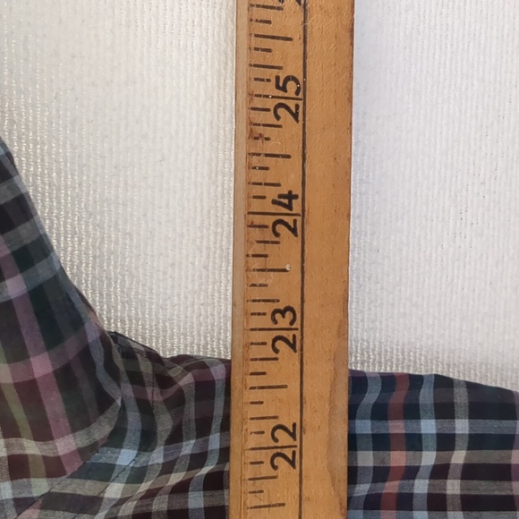 Forsyth of Canada Men's Long sleeve Button Down Non Iron Size Medium Multi plaid - Picture 10 of 11